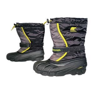 Sorel Women’s Flurry Size 6 Waterproof Winter Snow Boots Insulated Lined Black